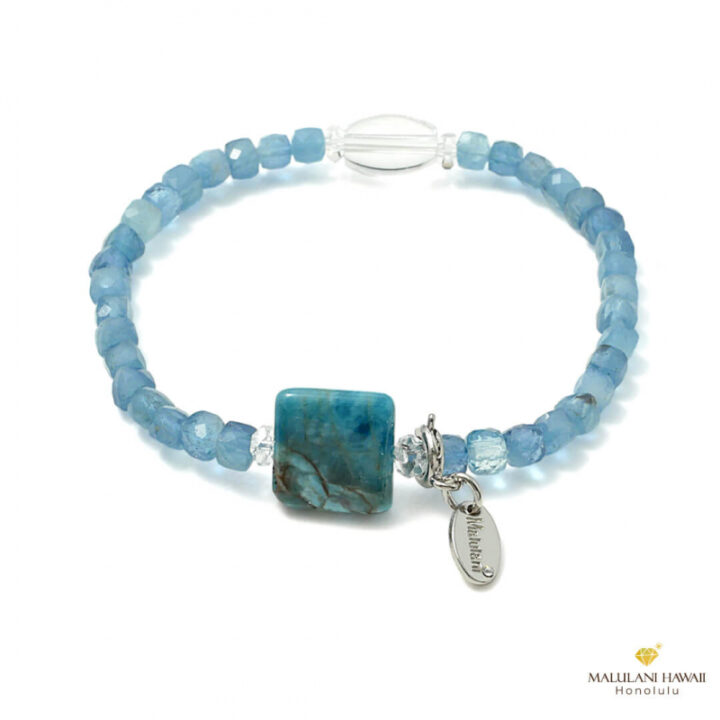 アパタイト&ディープアクアマリン