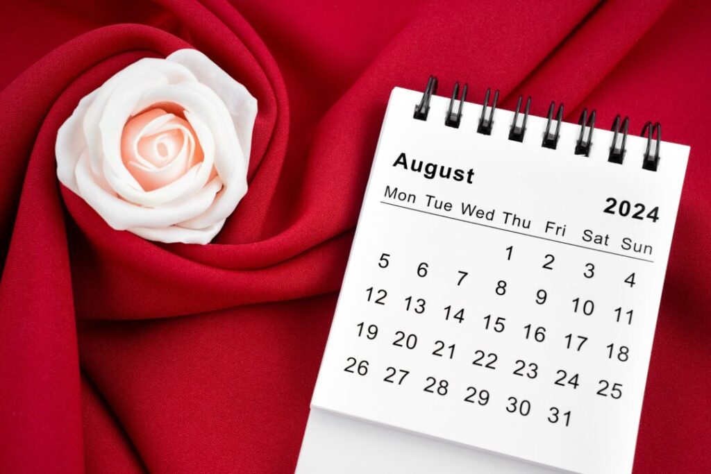 2024年 8月 開運日をお知らせします!:おすすめパワーストーン 天然石アイテム ご紹介いたします!!
